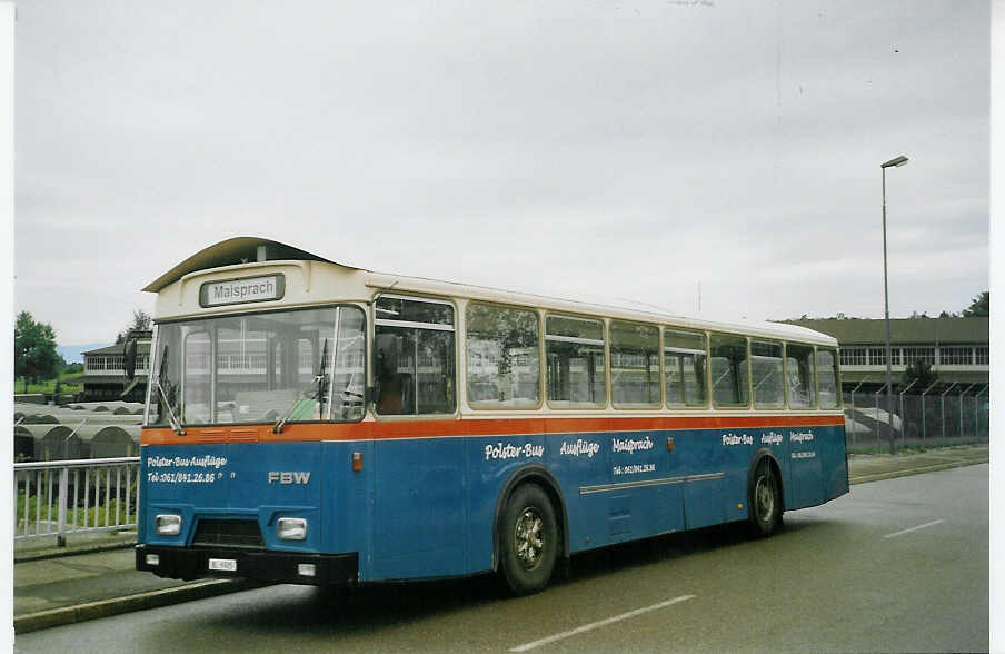 (068'502) - Brhwiler, Maisprach - BL 6925 - FBW/Hess (ex Giezendanner, Rothrist; ex AAGR Rothenburg Nr. 48) am 19. Juni 2004 in Hinwil, AMP