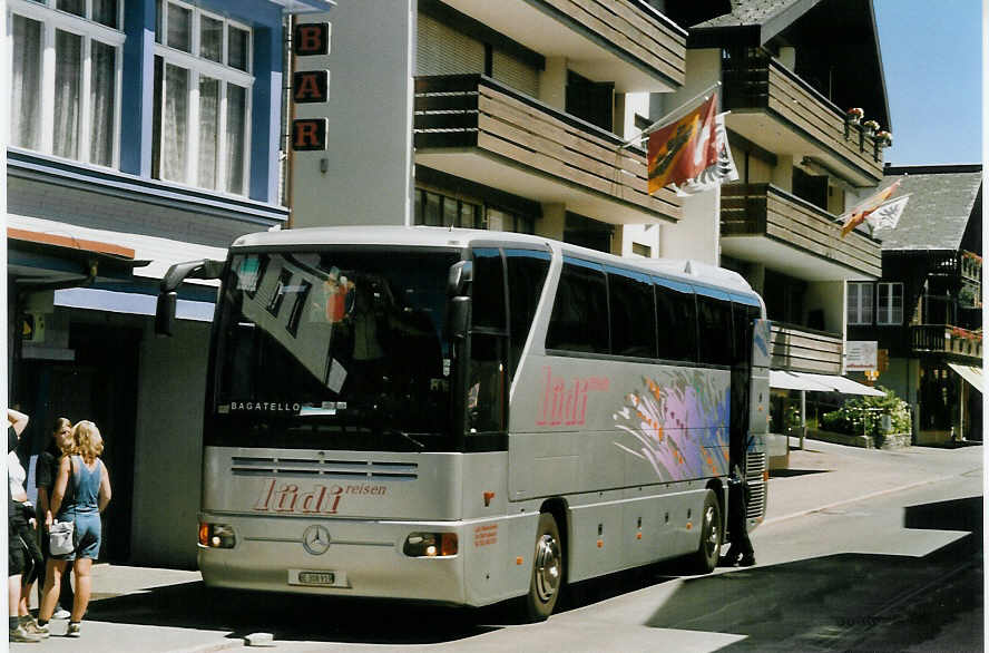 (068'817) - Ldi, Uetendorf - BE 308'919 - Mercedes am 4. Juli 2004 in Adelboden, Vorschwand