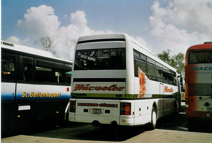 (068'902) - Aus der Schweiz: Hrzeler, Dietikon - Nr. 46/ZH 12'093 - Volvo am 6. Juli 2004 in Rust, Europapark