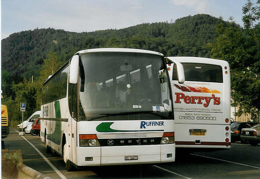 (069'914) - Ruffiner, Turtmann - VS 16'677 - Setra am 3. August 2004 in Thun, Seestrasse