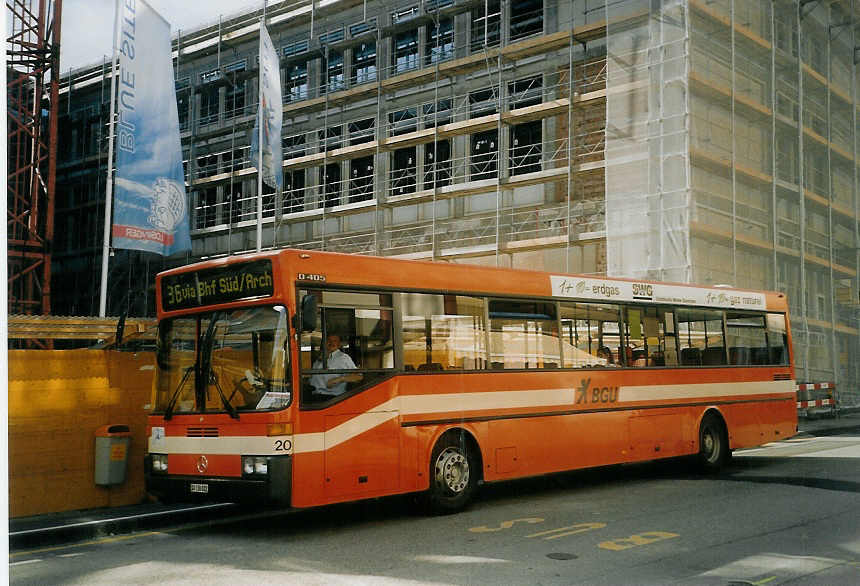 (070'532) - BGU Grenchen - Nr. 20/SO 130'022 - Mercedes am 28. August 2004 in Grenchen, Postplatz