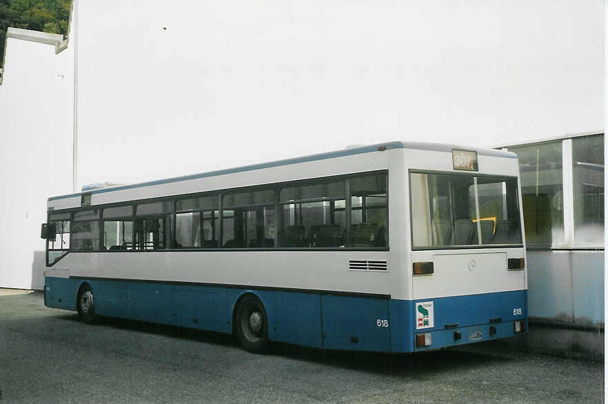 (070'602) - VBZ Zrich - Nr. 618 - Mercedes am 28. August 2004 in Biel, BTR