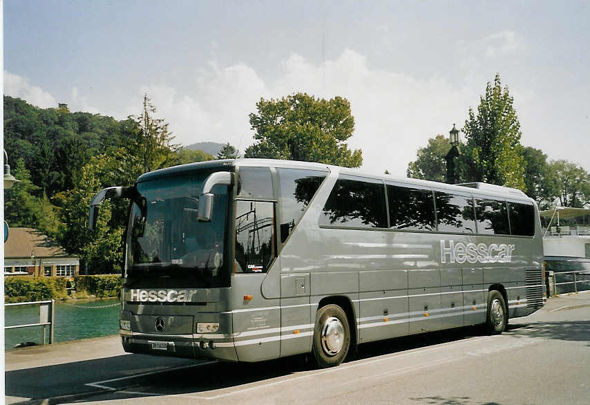 (070'716) - Hesscar, Bachenblach - ZH 116'245 - Mercedes am 7. September 2004 bei der Schifflndte Thun