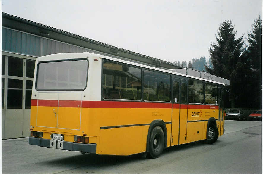 (072'504) - Burri, Teuffenthal - BE 60'582 - NAW/R&J am 31. Oktober 2004 in Teuffenthal, Garage