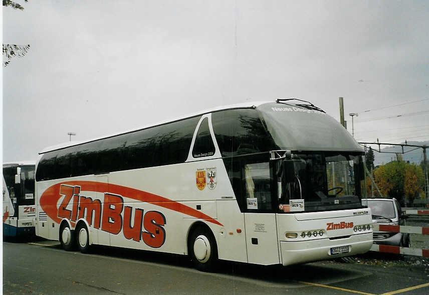 (072'531) - Aus Deutschland: Zimmermann, Gengenbach - OG-Z 1110 - Neoplan am 7. November 2004 in Thun, CarTerminal