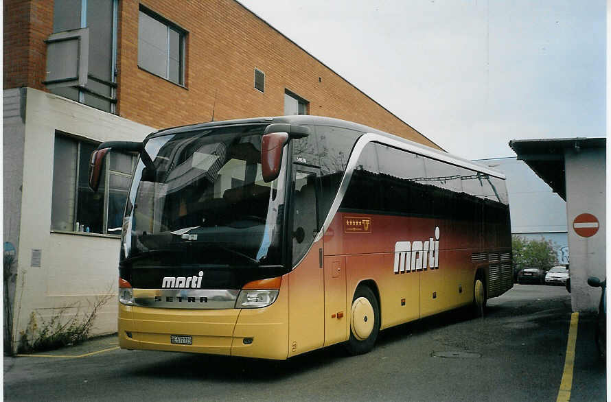 (072'634) - Marti, Kallnach - Nr. 23/BE 572'223 - Setra am 22. November 2004 in Bern, Heilsarmee Brocki