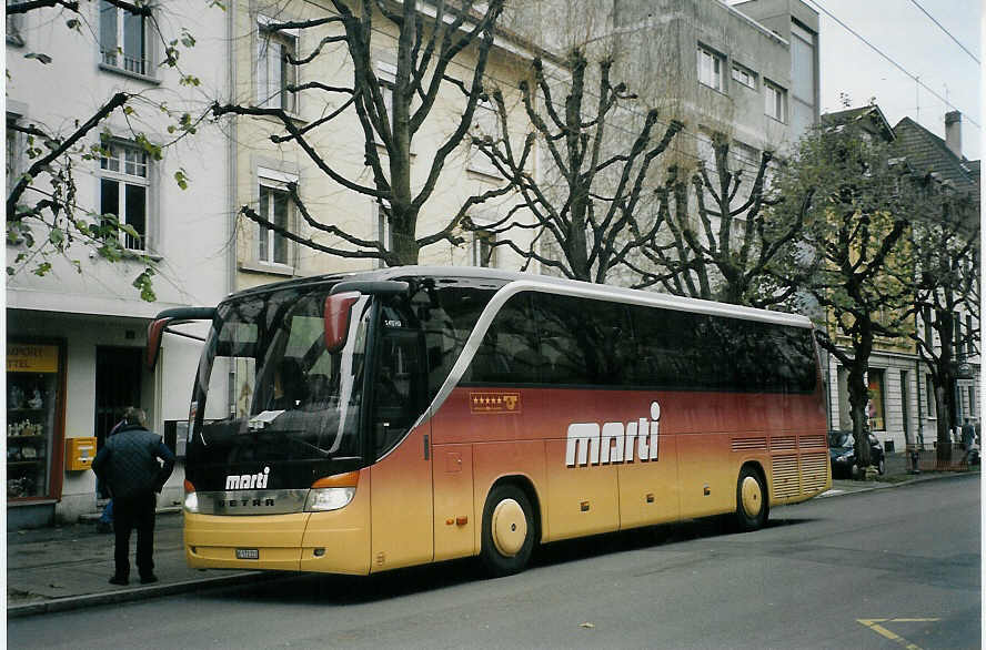 (072'636) - Marti, Kallnach - Nr. 23/BE 572'223 - Setra am 22. November 2004 in Biel, Dufourstrasse