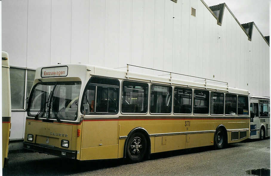 (073'702) - STI Thun - Nr. 56 - Saurer/R&J am 3. Januar 2005 in Biel, BTR