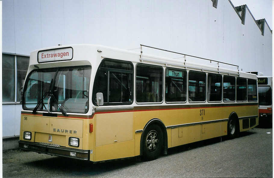 (074'010) - STI Thun - Nr. 56 - Saurer/R&J am 16. Januar 2005 in Biel, BTR