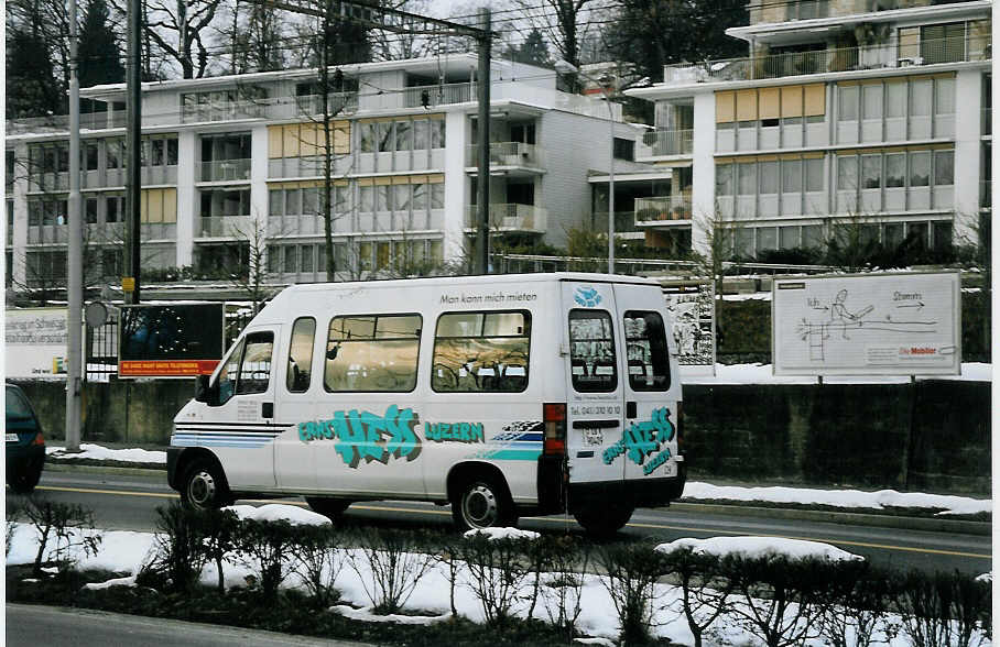 (075'321) - Hess E., Luzern - Nr. 1/LU 90'409 - Fiat am 25. Februar 2005 in Luzern, Verkehrshaus