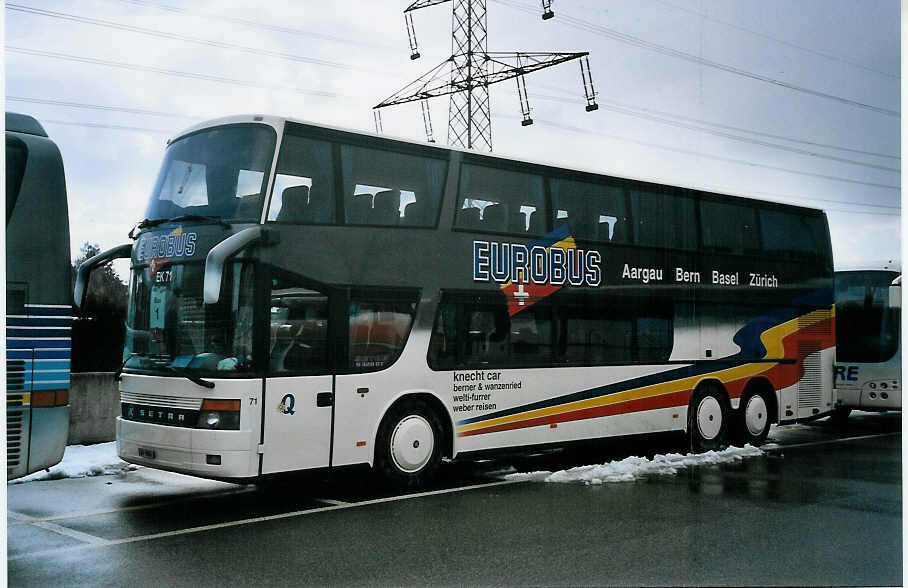 (075'519) - Knecht, Windisch - Nr. 71/AG 8960 - Setra am 6. Mrz 2005 in Genve, Palexpo