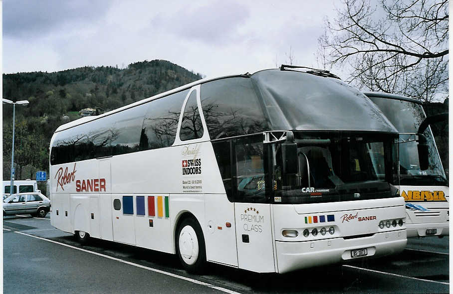 (076'217) - Saner, Basel - BS 1873 - Neoplan am 19. April 2005 in Thun, Seestrasse