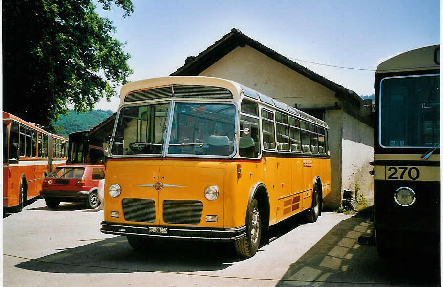 (076'822) - Ott, Ortschwaben - BE 408'850 - FBW/FHS (ex Nef, Hemberg; ex Mathis, Chur; ex P 24'163) am 29. Mai 2005 in Oberburg, Ziegelgut