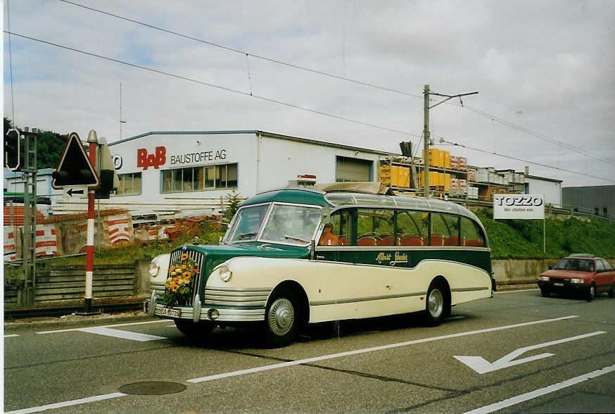 (077'126) - Studer, Nunningen - SO 20'720 - Saurer/FHS (ex Weber-Manser, Neuhausen; ex Weibel, Gerolfingen; ex Amstein, Willisau) am 5. Juni 2005 in Bad Bubendorf, Talhuus