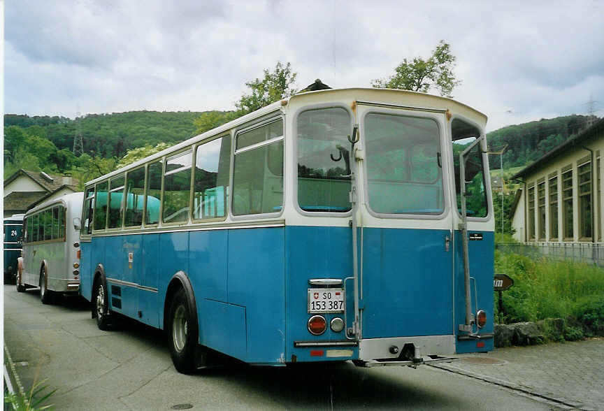 (077'222) - Ludwig, Breitenbach - Nr. 3/SO 153'387 - Saurer/R&J (ex Mahr, Benken; ex Altherr, Nesslau; ex AWA Amden Nr. 3) am 5. Juni 2005 in Ziefen