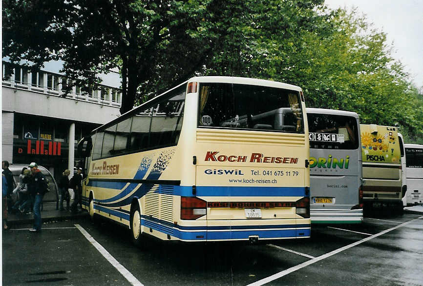 (078'431) - Koch, Giswil - OW 10'035 - Setra am 11. Juli 2005 in Luzern, Inseli-P