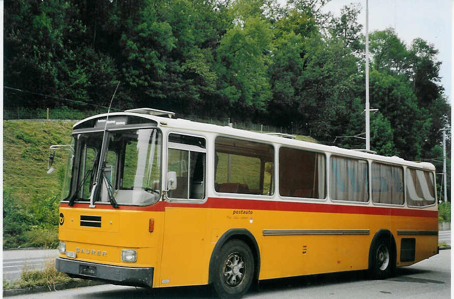 (079'236) - Ryser, Auswil - BE 869 U - Saurer/Hess (ex Flury, Balm) am 29. Juli 2005 in Hasle-Regsau