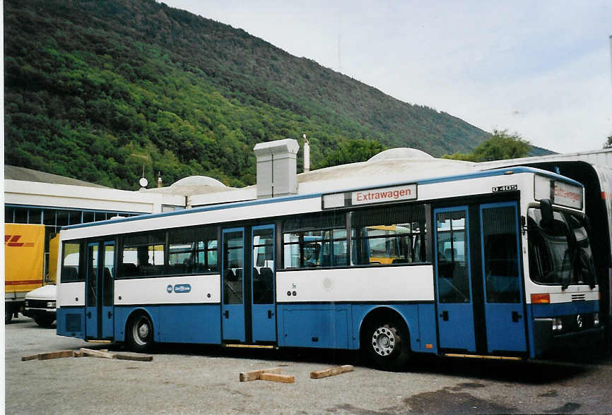 (080'001) - Gut, Binz - Nr. 3 - Mercedes (ex VBZ Zrich Nr. 603) am 27. August 2005 in Biel, BTR