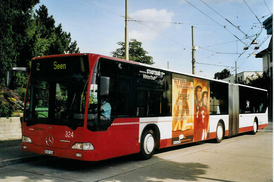 (080'204) - SW Winterthur - Nr. 324/ZH 687'324 - Mercedes am 28. August 2005 in Winterthur, Wlflingen