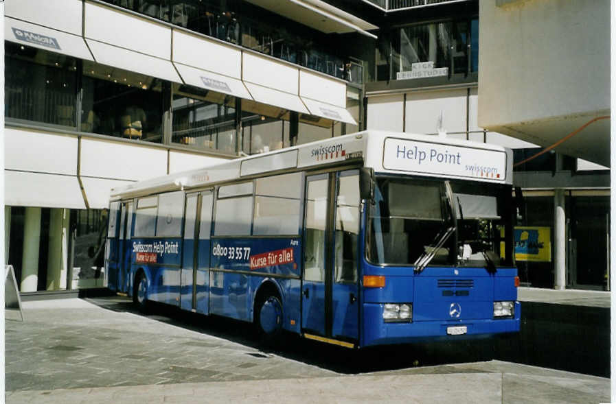 (080'406) - Swisscom, Worblaufen - SO 154'903 - Mercedes (ex VZO Grningen Nr. 26) am 13. September 2005 in Thun, Aarefeldplatz