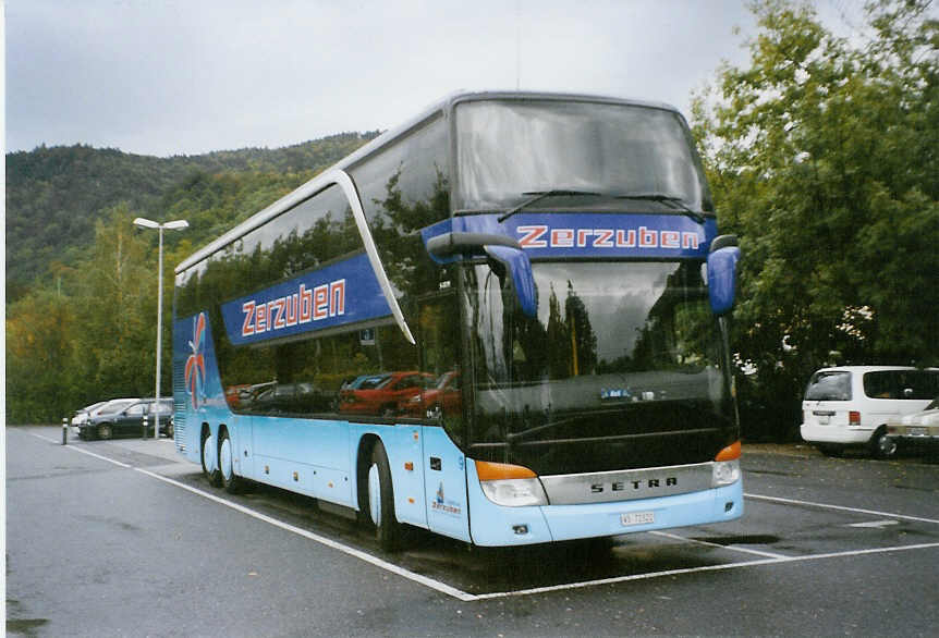 (080'604) - Zerzuben, Visp-Eyholz - Nr. 9/VS 72'322 - Setra am 29. September 2005 in Thun, Seestrasse