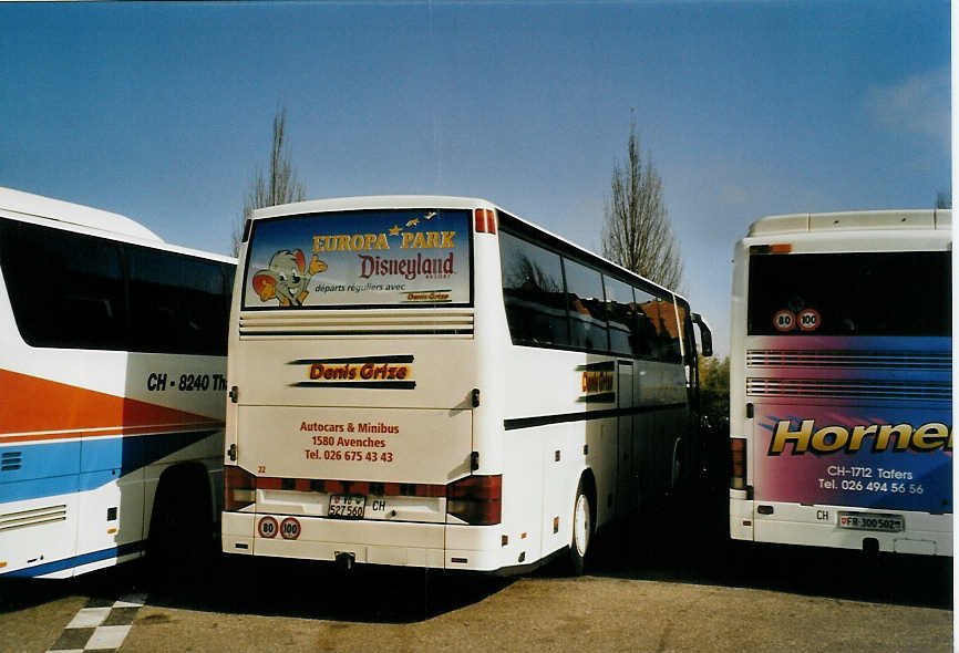 (080'801) - Aus der Schweiz: Grize, Avenches - Nr. 22/VD 527'560 - Setra am 17. Oktober 2005 in Rust, Europapark