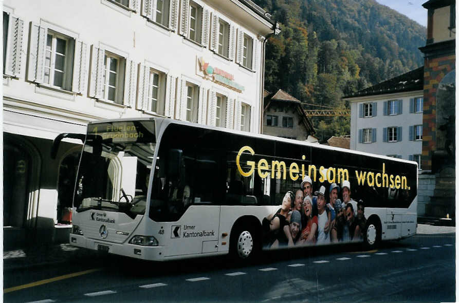 (081'130) - AAGU Altdorf - Nr. 48/UR 9315 - Mercedes am 20. Oktober 2005 in Altdorf, Telldenkmal