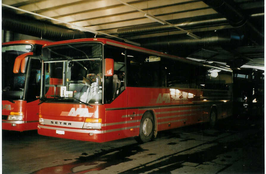 (081'821) - AFA Adelboden - Nr. 8/BE 26'708 - Setra am 12. Dezember 2005 im Autobahnhof Adelboden