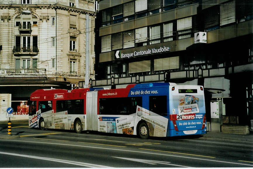 (081'905) - TL Lausanne - Nr. 567/VD 545'154 - Van Hool am 18. Dezember 2005 in Lausanne, Bel-Air