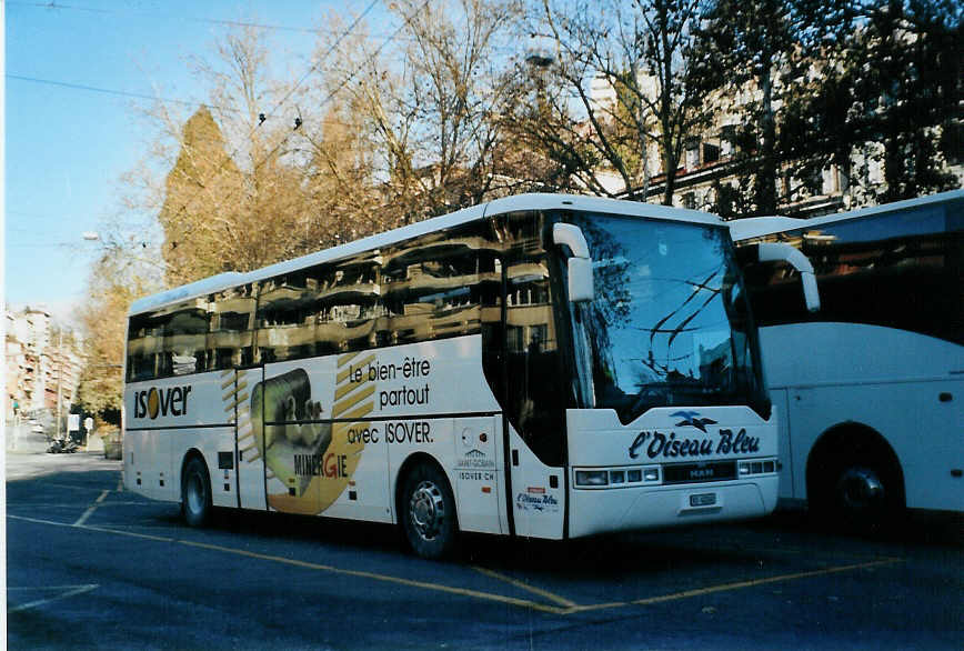 (08'903) - L'Oiseau Bleu, Sierre - VS 40'240 - MAN am 18. Dezember 2005 in Lausanne, Tunnel