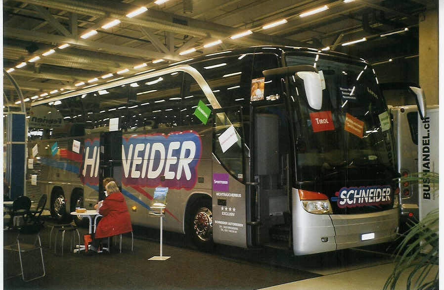 (082'631) - Schneider, Kirchberg - BE 3622 - Setra am 21. Januar 2006 in Bern, Ferienmesse