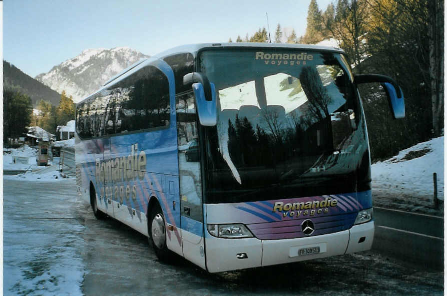 (082'920) - Horner, Tafers - Nr. 11/FR 300'511 - Mercedes am 6. Februar 2006 in Zwischenflh, Wierihornbahnen