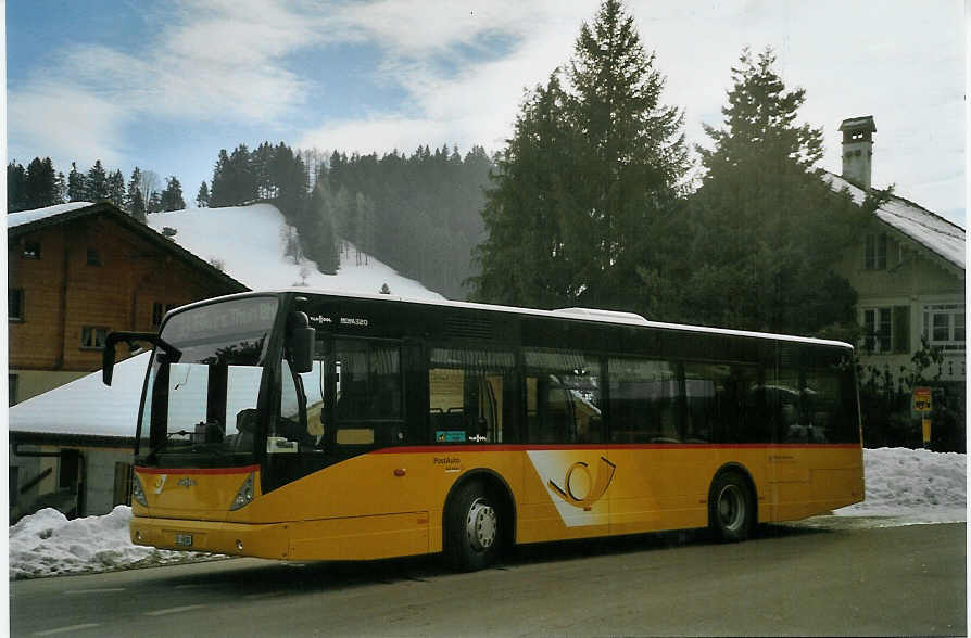 (082'924) - Burri, Teuffenthal - BE 60'582 - Van Hool am 6. Februar 2006 in Teuffenthal, Post