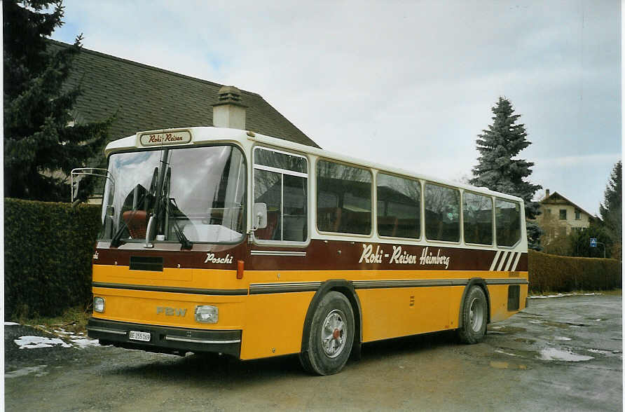 (082'928) - Roki, Heimberg - BE 255'169 - FBW/Hess (ex P 23'421) am 9. Februar 2006 in Uetendorf, Zelgstrasse