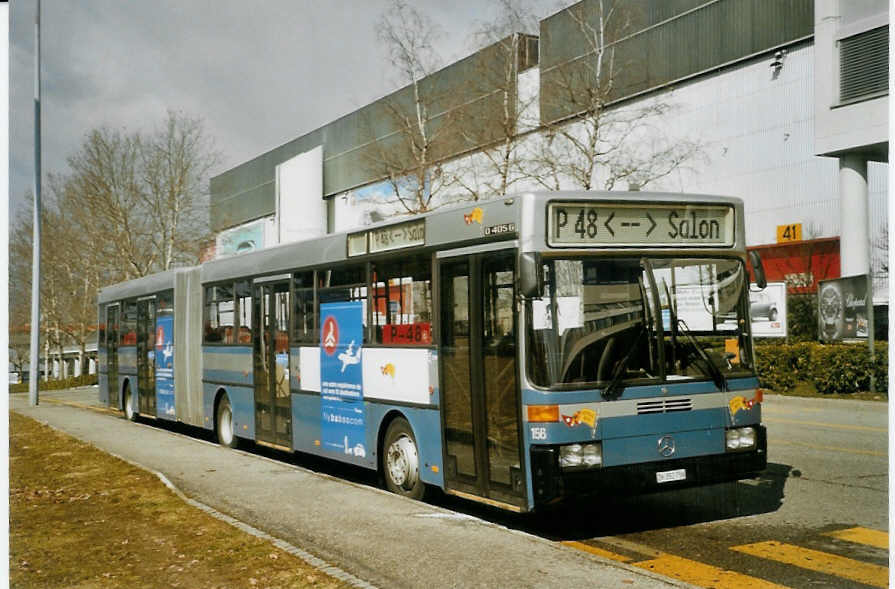 (083'625) - VZO Grningen - Nr. 156/ZH 352'756 - Mercedes (ex Nr. 56) am 6. Mrz 2006 in Genve, Palexpo (Einsatz Dupraz)