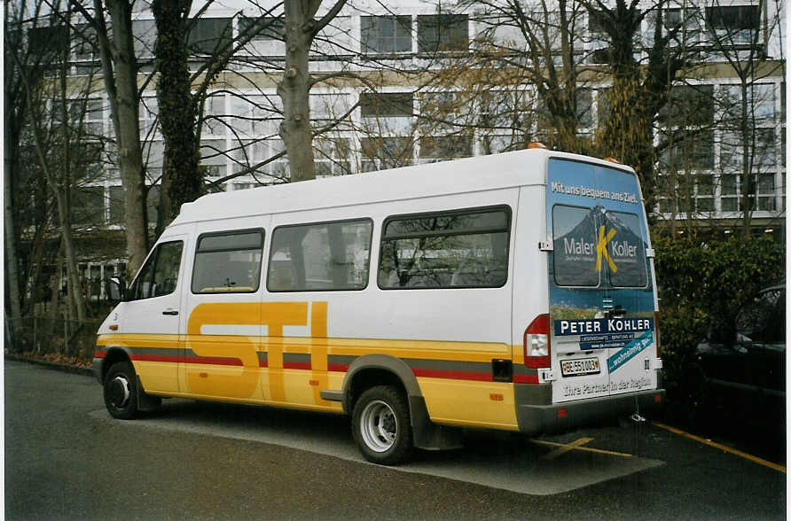 (083'836) - STI Thun - Nr. 3/BE 551'003 - Mercedes am 10. Mrz 2006 bei der Schifflndte Thun