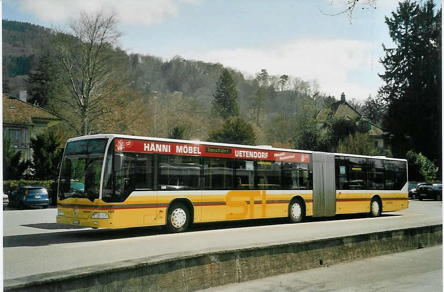 (084'210) - STI Thun - Nr. 109/BE 700'109 - Mercedes am 7. April 2006 bei der Schifflndte Thun