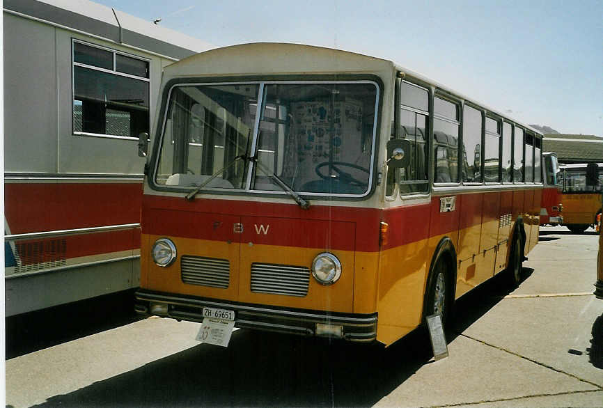 (086'423) - Trb, Oberrieden - Nr. 12/ZH 69'651 - FBW/Tscher (ex Ryffel, Uster Nr. 12) am 18. Juni 2006 in Hinwil, AMP