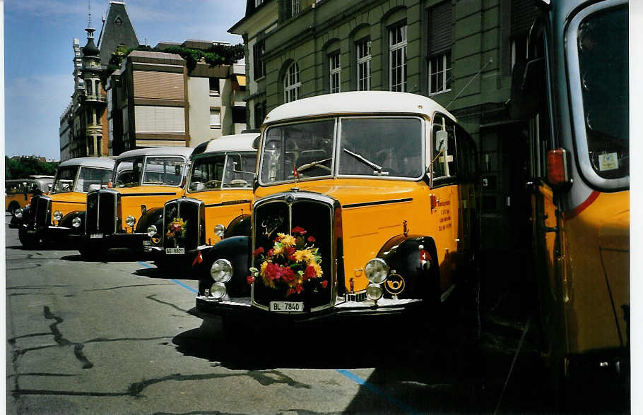 (086'906) - Jaggi, Gelterkinden - BL 7840 - Saurer/Saurer (ex Beney, Ayent; ex Rey, Ayent) am 25. Juni 2006 in Bern, Museum fr Kommunikation