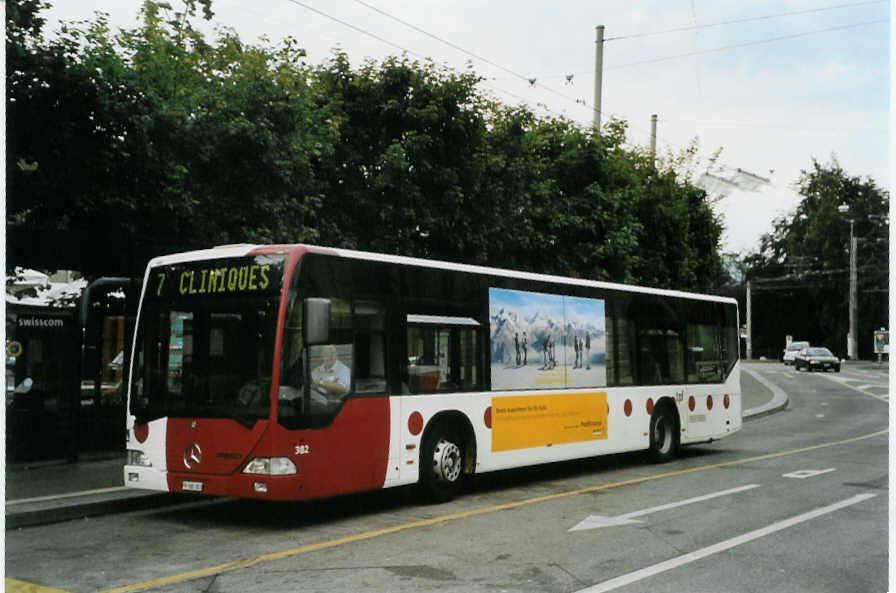 (087'632) - TPF Fribourg - Nr. 382/FR 300'383 - Mercedes am 26. Juli 2006 in Fribourg, Place Python