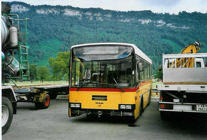 (088'417) - Thepra, Stans (TSB Seelisberg) - Nr. 22 - MAN/Lauber am 2. August 2006 in Stans, Brunner