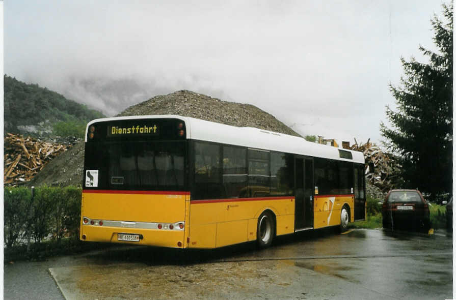 (088'822) - PostAuto Bern - BE 610'538 - Solaris am 3. August 2006 in Interlaken, Garage