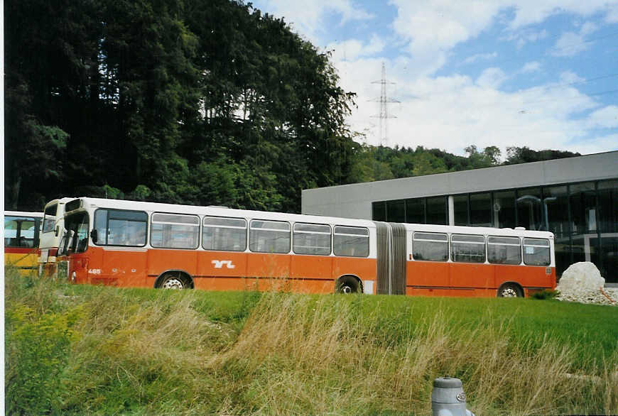 (089'015) - TL Lausanne - Nr. 465 - MAN am 19. August 2006 in Safnern, BTR