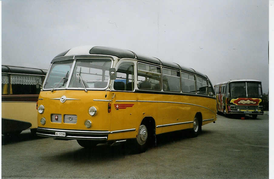 (089'204) - Zimmerli U., Oftringen - AG 57'298 - Berna/Tscher (ex Stutz, Oberlunkhofen; ex Leu, Schongau; ex Wicki, Bremgarten; ex P 22'054) am 19. August 2006 auf dem Gurnigelpass