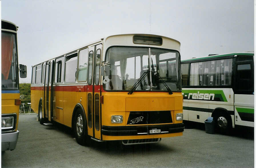 (089'212) - Liebi, Montlingen - SG 41'983 - FBW/Tscher (ex Wespe, Altsttten; ex P 24'804) am 19. August 2006 auf dem Gurnigelpass