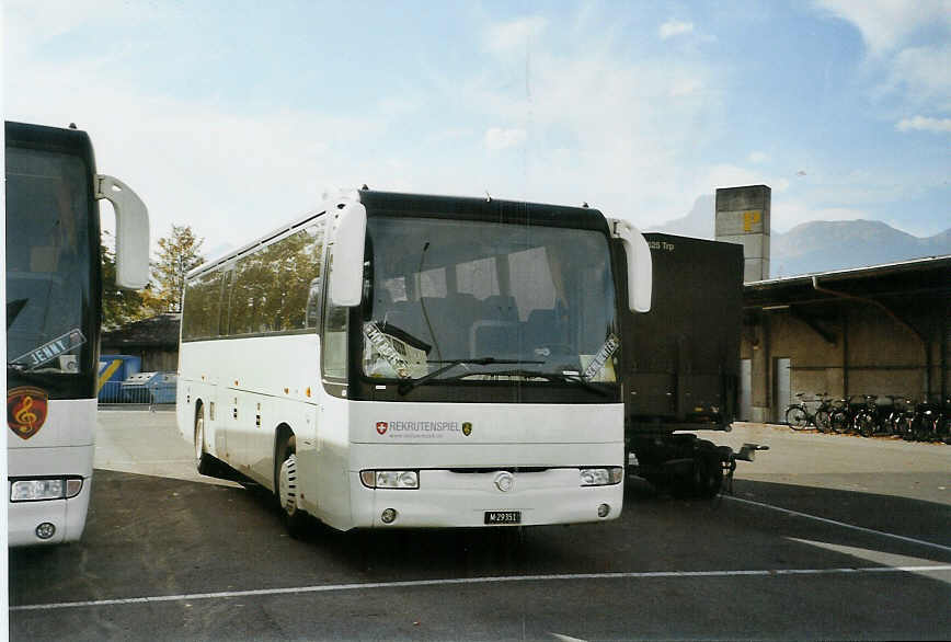 (090'326) - Schweizer Armee - M+29'351 - Irisbus am 28. Oktober 2006 in Thun, Waffenplatz