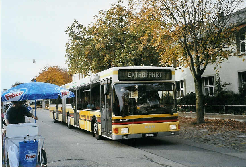 (090'413) - STI Thun - Nr. 70/BE 389'670 - MAN am 28. Oktober 2006 in Thun, Expo