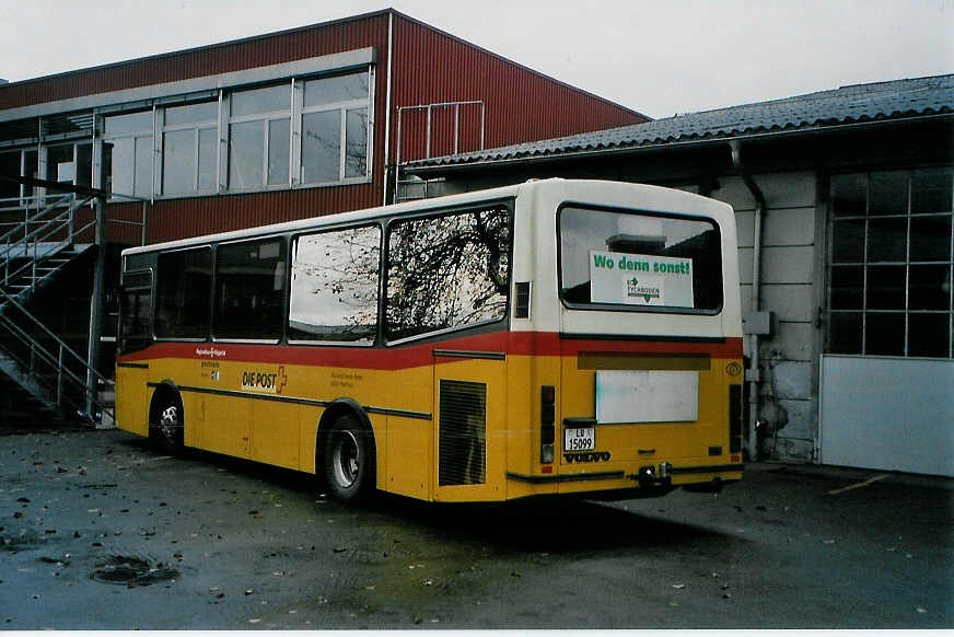 (090'715) - Peter, Pfaffnau - LU 15'099 - Volvo/Lauber am 12. November 2006 in Bellach, Hess