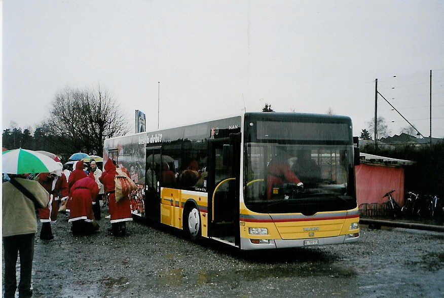 (090'912) - STI Thun - Nr. 113/BE 700'113 - MAN am 6. Dezember 2006 in Thun-Lerchenfeld, Waldeck