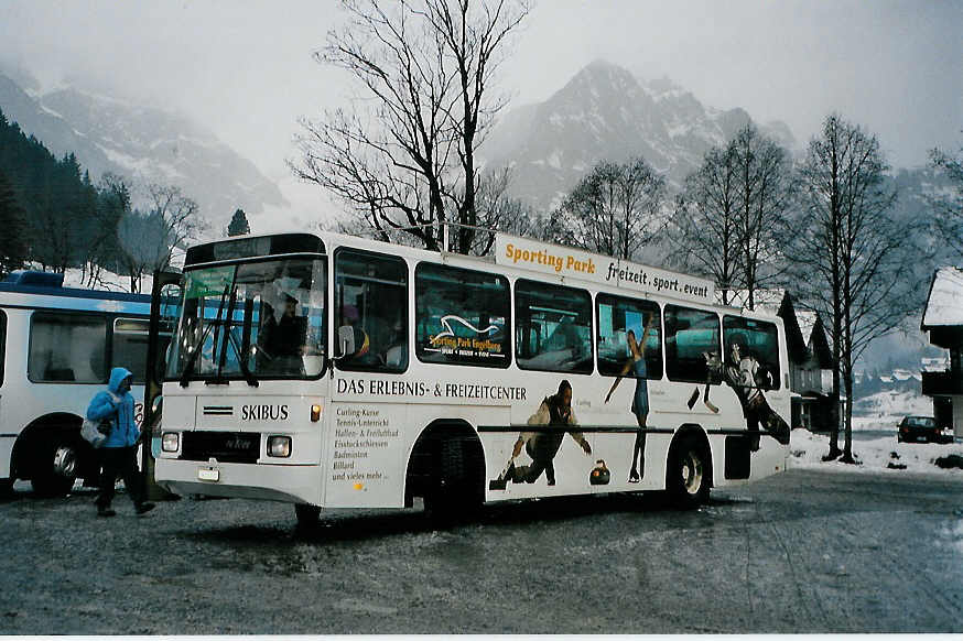 (091'208) - EAB Engelberg - OW 10'265 - NAW/Hess (ex RTB Altsttten Nr. 49) am 1. Januar 2007 in Engelberg, Talstation Titlisbahnen